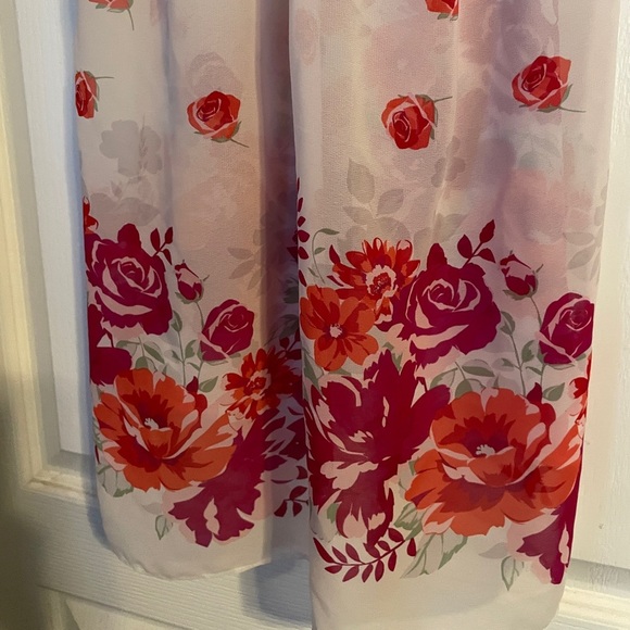 Flora White Red Floral‎ Slip Dress Nightgown Large
Adjustable Straps Babydoll - Picture 3 of 6